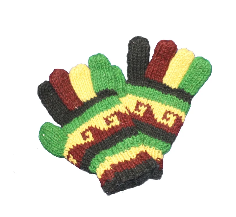 Fleece Lined Wool Glove - Style 11