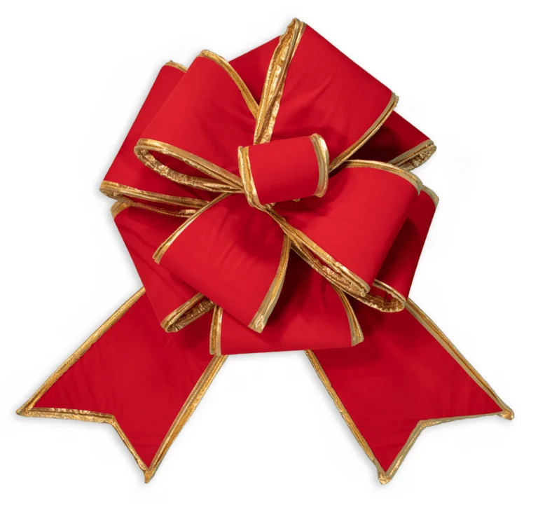 24" Bow With Gold Edge, Structural – Commercial Grade (sold individually)