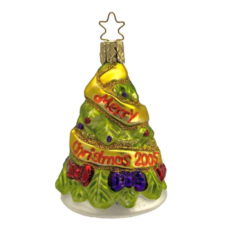 2005 Tannenbaum Annual Bell Ornament by Inge Glas of Germany