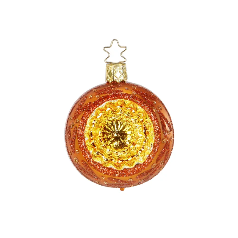 Fairy Reflections, pumpkin shiny, 6cm by Inge Glas of Germany