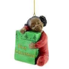 3.5" Christmas Girl Ornament