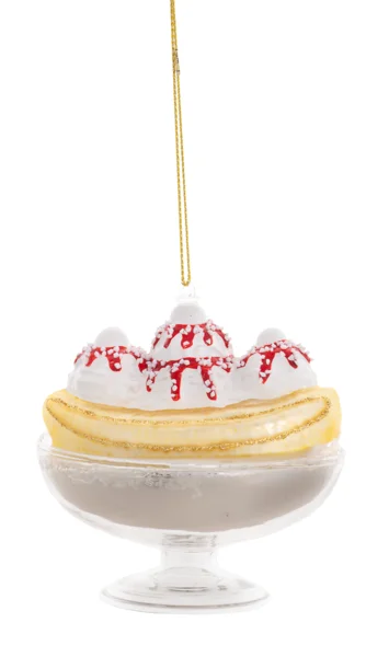 4" Banana Split Ornament