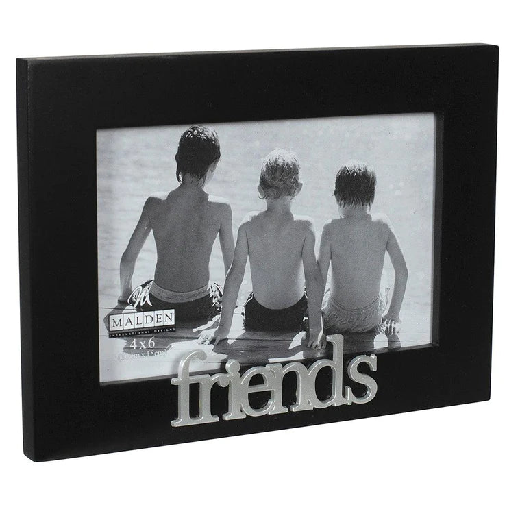 4X6 Friends Black Photo Frame