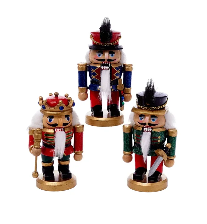 5" Miniature King and Soldier Nutcrackers (sold individually)