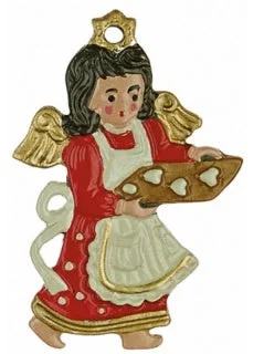 Angel with Cookies by Kuehn Pewter