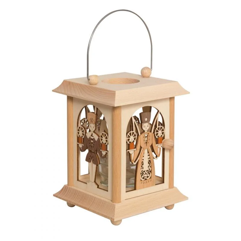 Angel and Miner Tea Light Lantern by Kuhnert GmbH