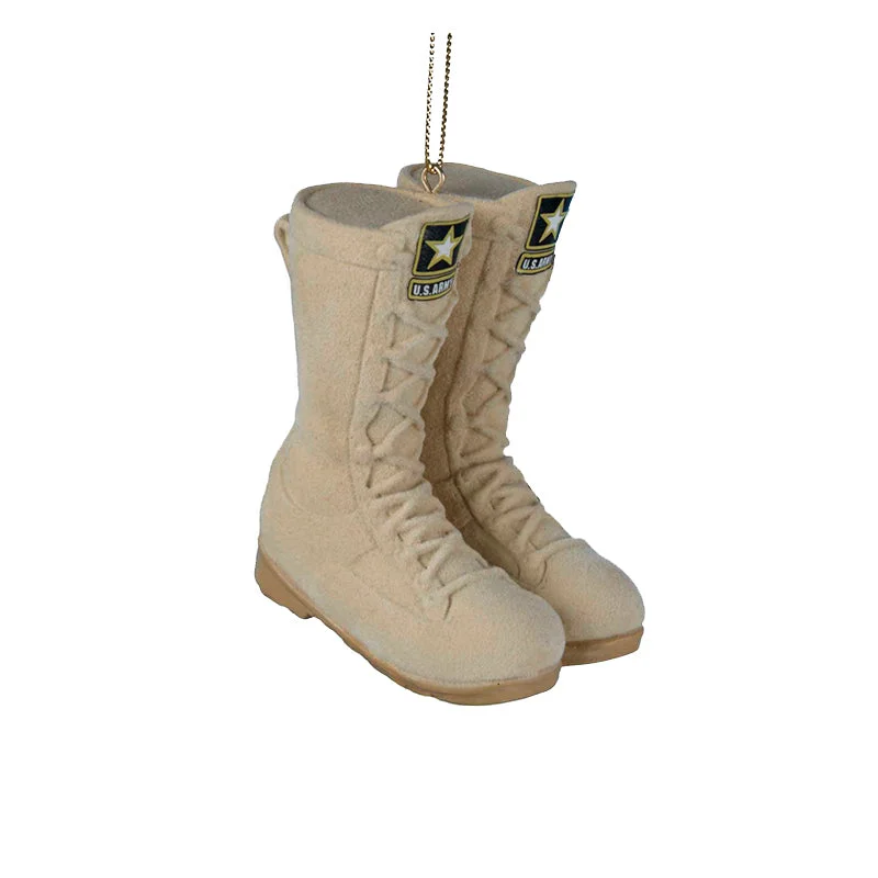 Army Combat Boots Ornament