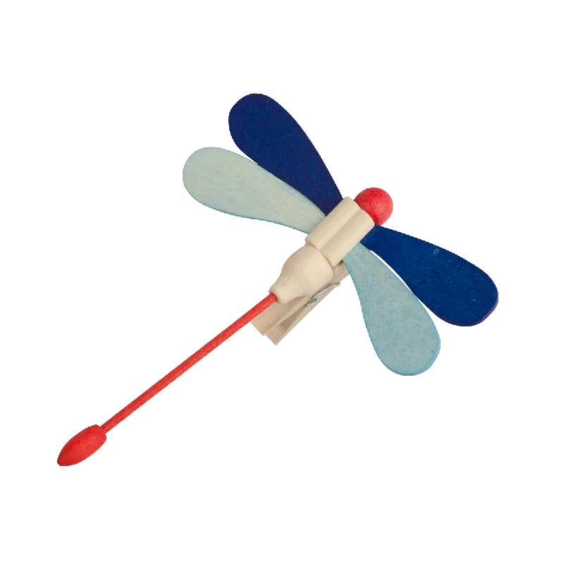 Assorted Dragonfly on Clip Ornaments by Graupner Holzminiaturen