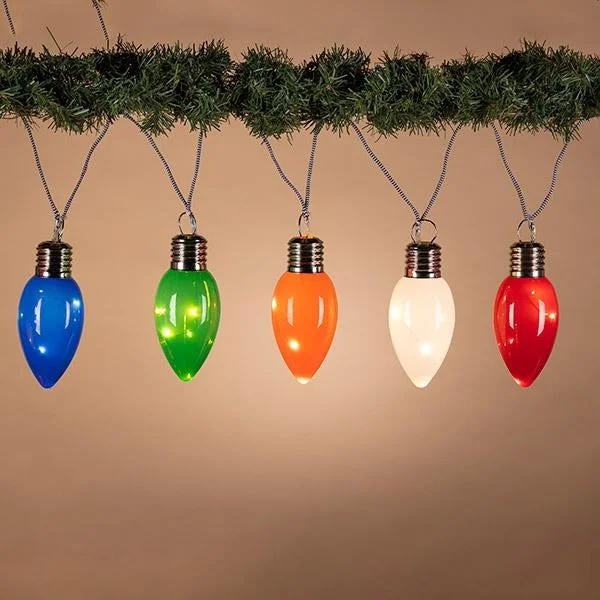 Multi Color Light Garland 10 Light Battery Operated