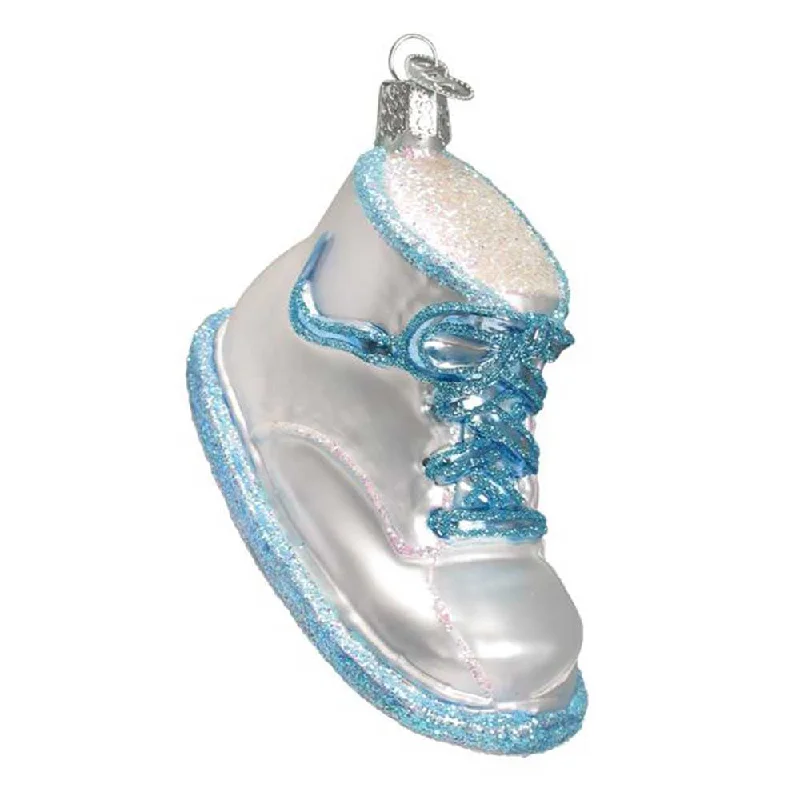 Baby Shoe Ornament Blue - Old World Christmas