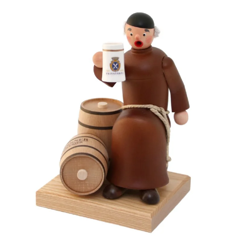 Beer Brewing Monk, Incense Smoker by Eva Beyer