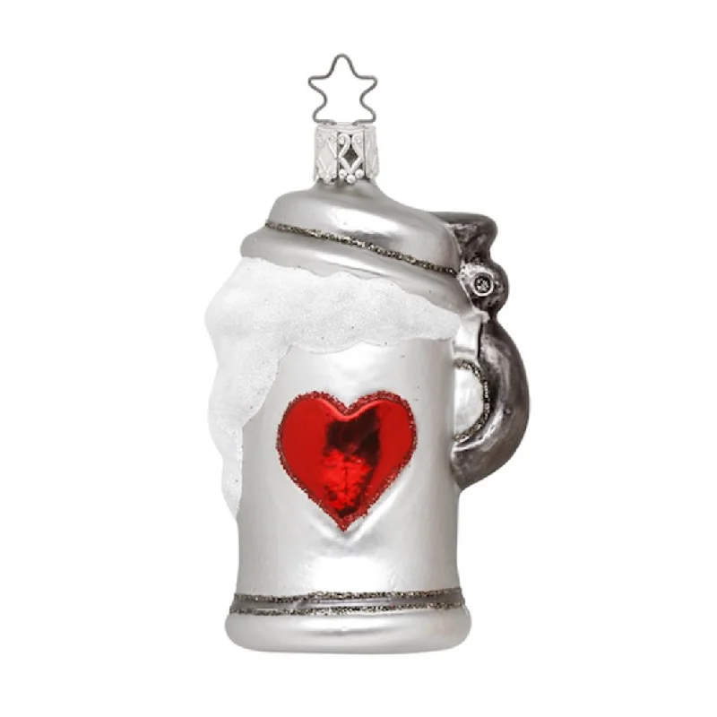 Beer Lover Stein Ornament by Inge Glas of Germany