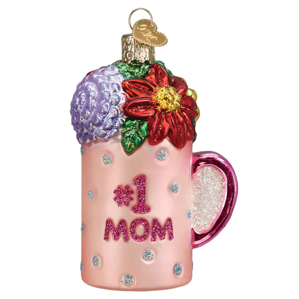 Best Mom Mug Ornament - Old World Christmas