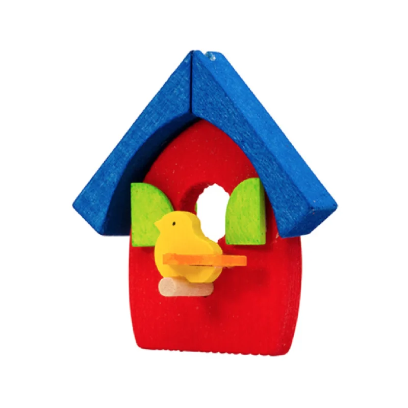 Bird House Ornament by Graupner Holzminiaturen