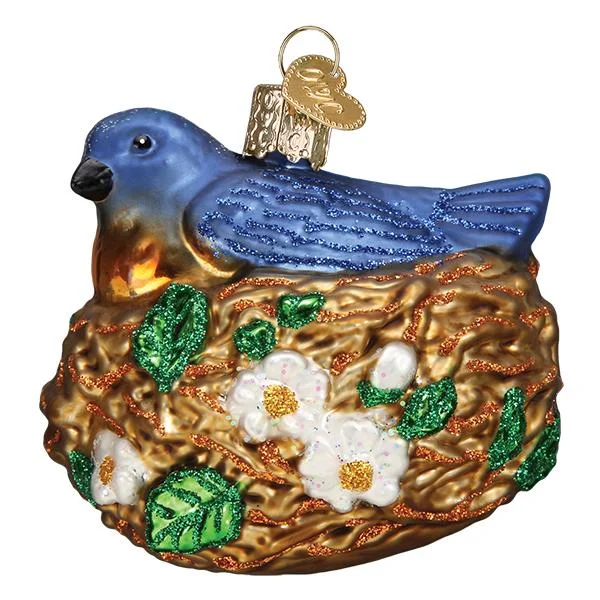 Bird in Nest Ornament - Old World Christmas