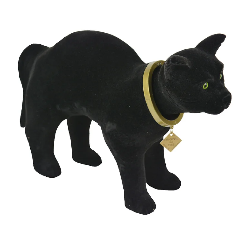 Bobble Head Black Cat Figurine by Ino Schaller