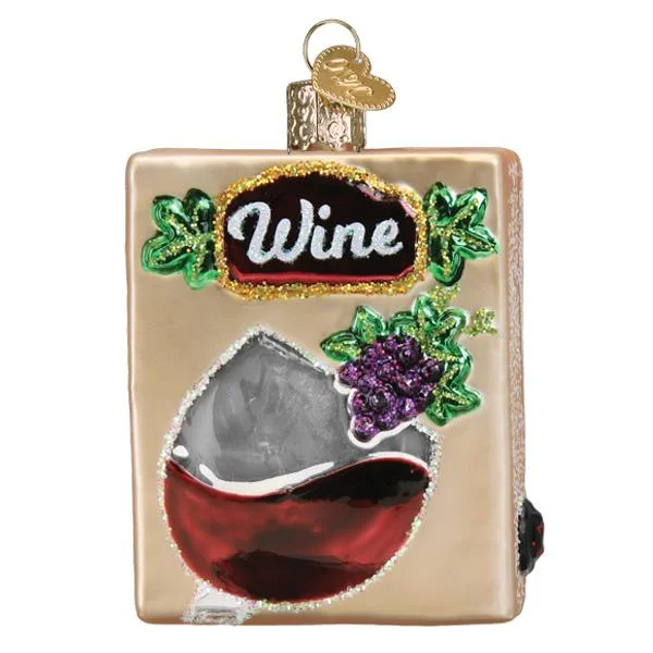 Boxed Wine Ornament - Old World Christmas