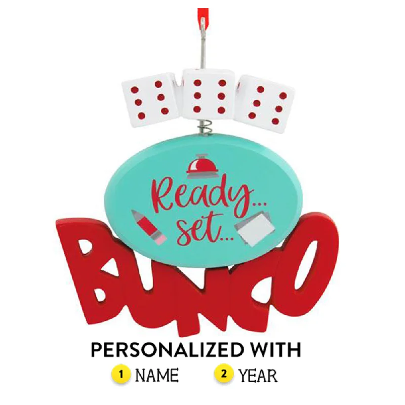 Personalized Bunco Ornament