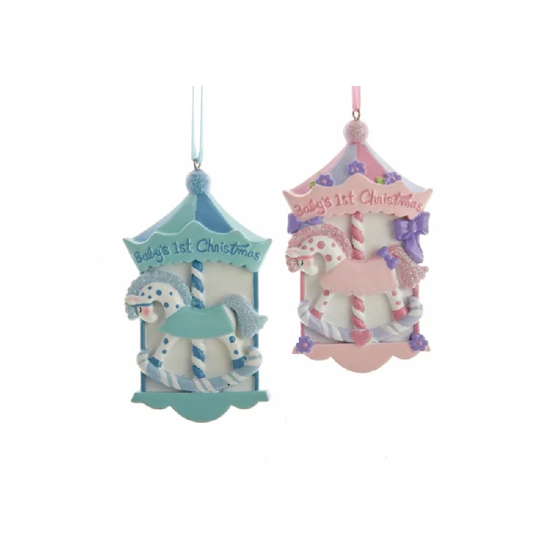 Carousel "Baby's 1st Christmas" Ornament (sold individually)