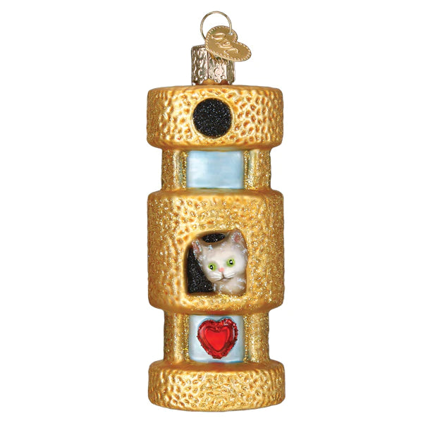 Cat Tower Ornament - Old World Christmas