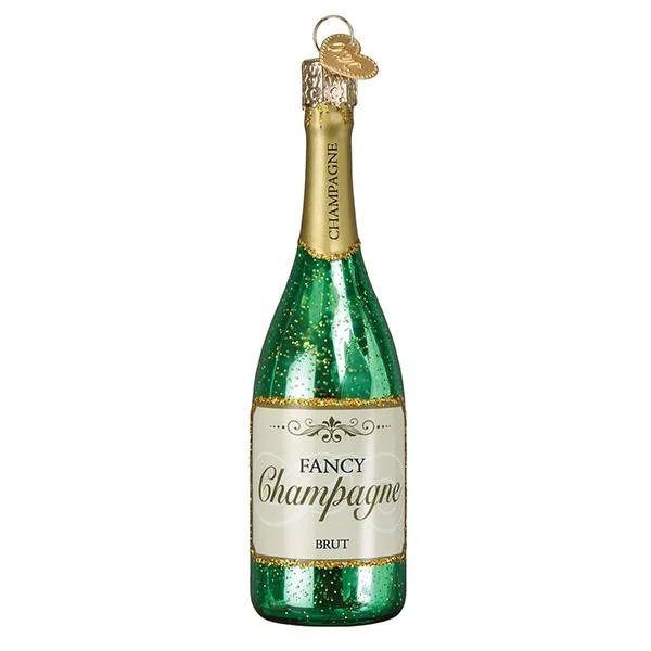 Champagne Bottle Ornament - Old World Christmas