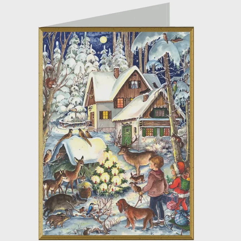 Children in Forest Card by Richard Sellmer Verlag