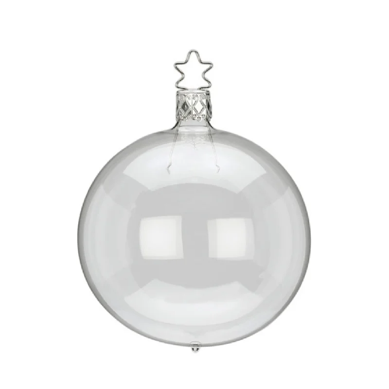 Clear Glass Ball by Inge Glas of Germany