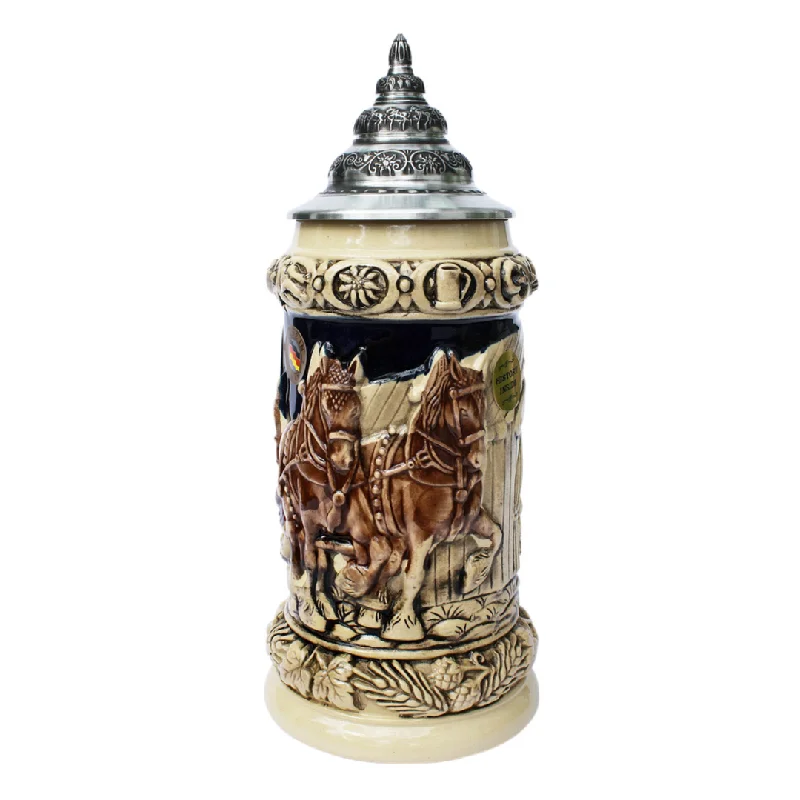 Clydesdale Stein with Horseshoe Handle by King Werk GmbH and Co