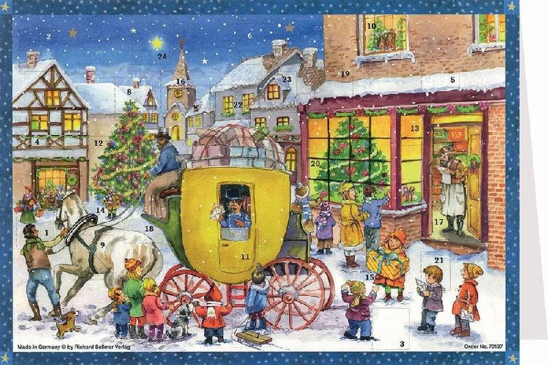 Coach Advent Calendar Card by Richard Sellmer Verlag