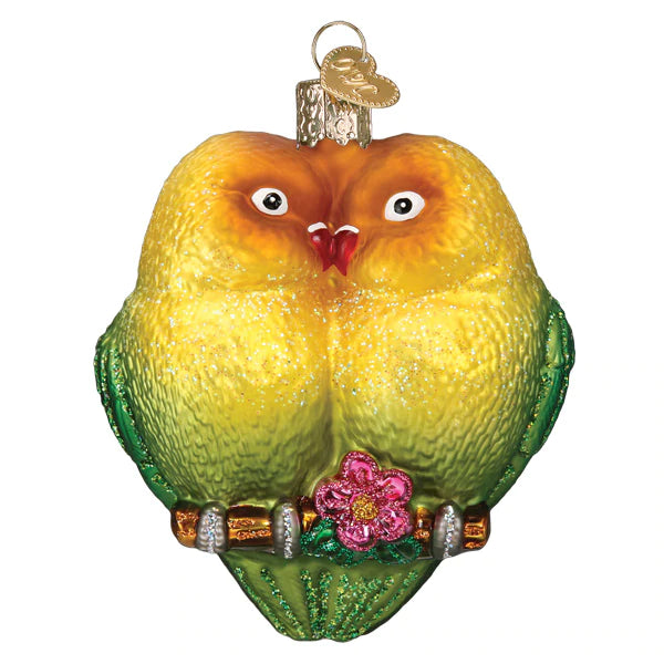 Colorful Lovebirds Ornament - Old World Christmas