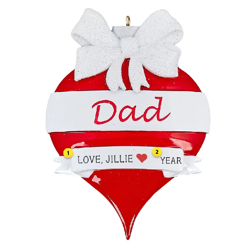 Personalized Dad Ornament