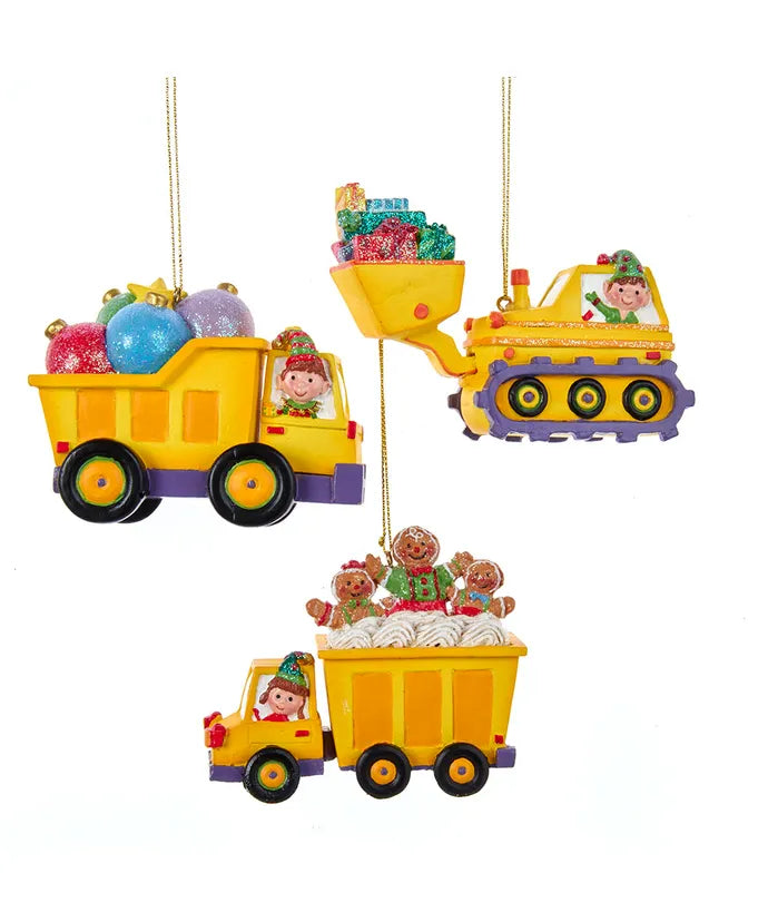 Delivery Truck Ornament (sold individually)