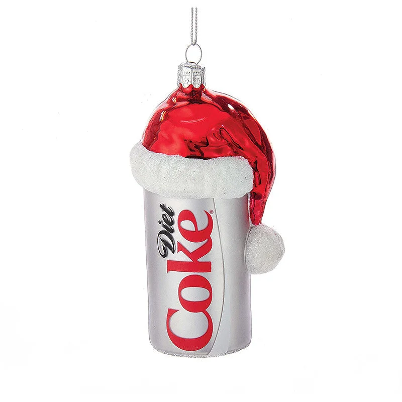 Coca-Cola® Diet Coke Can with Santa Hat Ornament