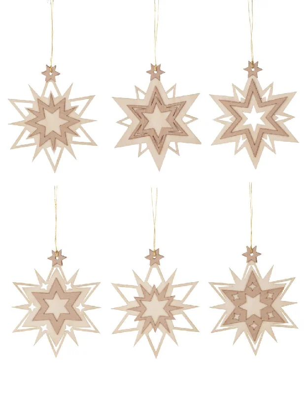 Flat Snow Crystal Ornaments by Kuhnert GmbH