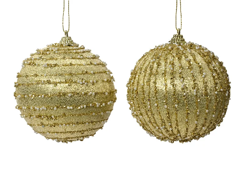 Gold Foam Ornament on Wire (2 styles - sold individually)