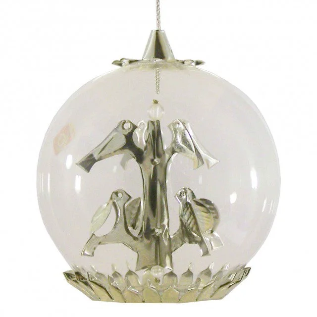 Birds Tree Foil Ornament, silver by Resl Lenz