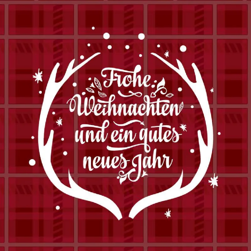 Frohe Weihnachten, Luncheon Napkins