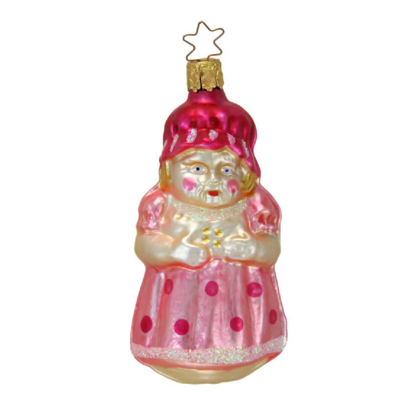 Girl in Polka Dots Ornament by Inge Glas of Germany