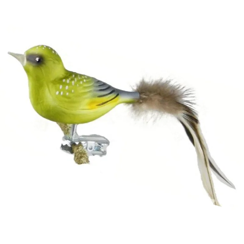 Greenfinch Ornament by Glas Bartholmes