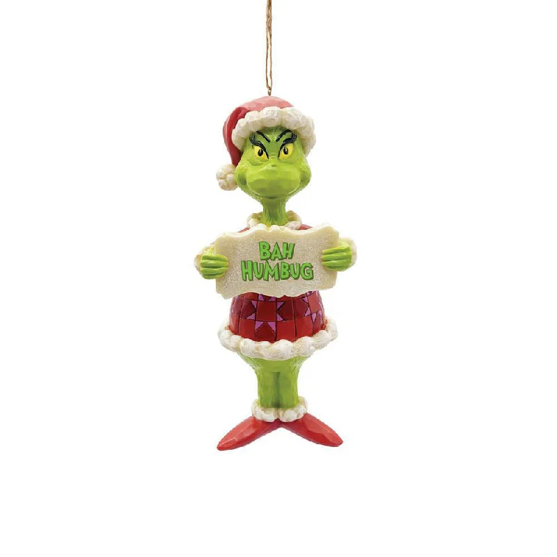 Grinch Bah Humbug Ornament - Jim Shore