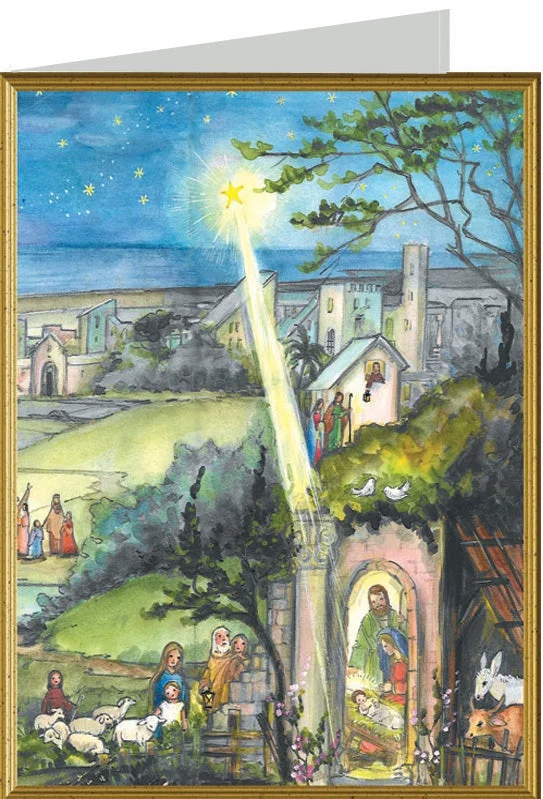 Guiding Star Nativity Card by Richard Sellmer Verlag