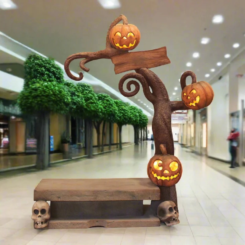 Halloween Tree Bench