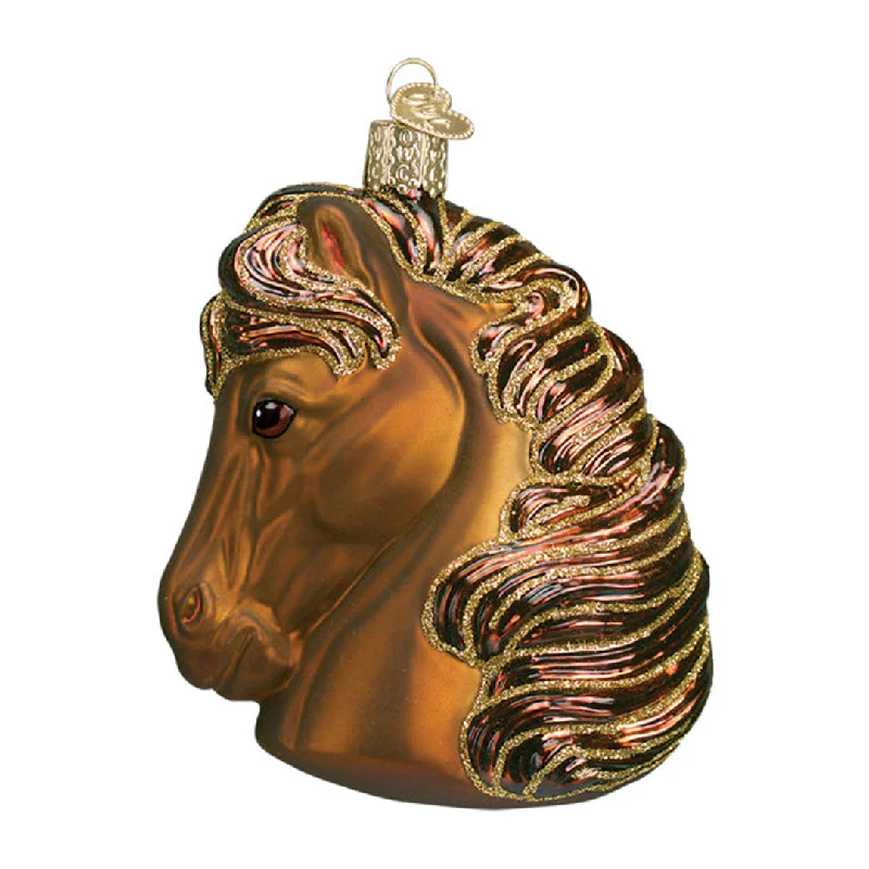 Horse Head Ornament - Old World Christmas