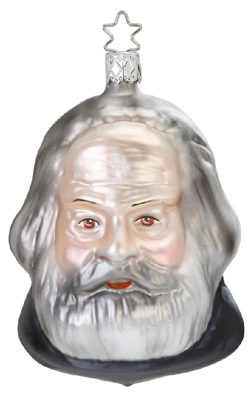 Karl Marx Ornament by Inge Glas of Germany