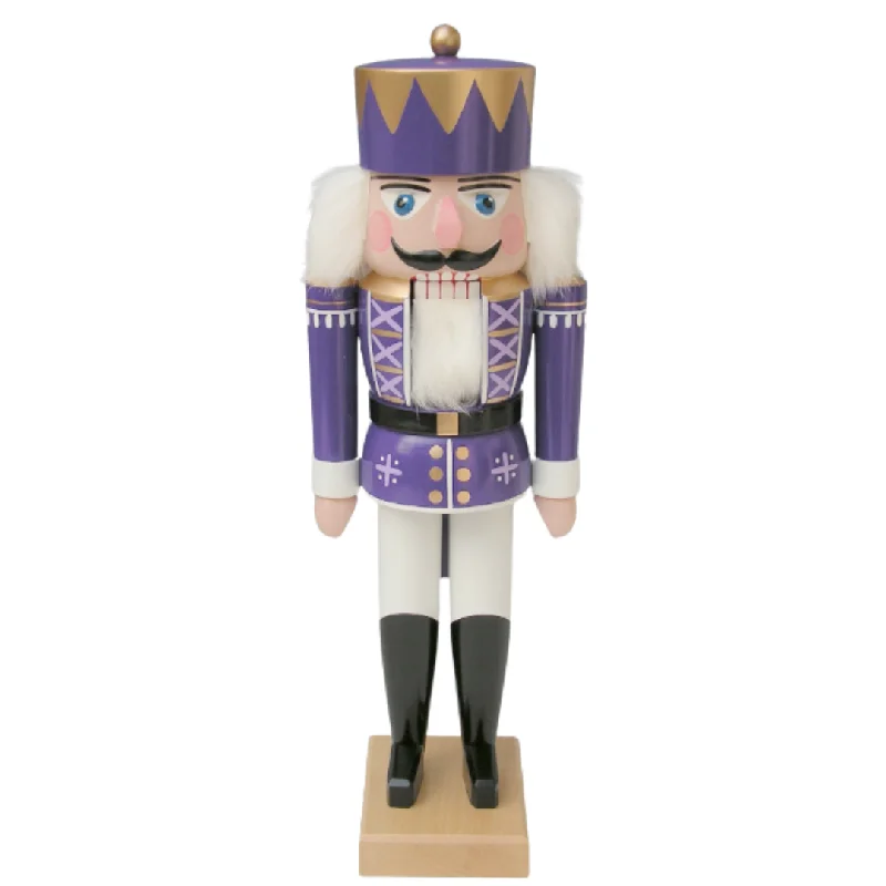 King Nutcracker with Purple Coat by Werkstatte Volker Fuchtner