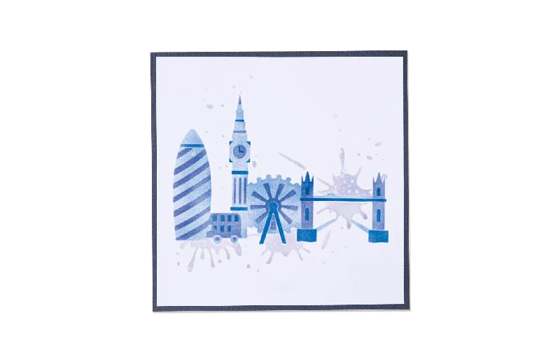 Layered Stencils 4PK - Skyline by Sizzix