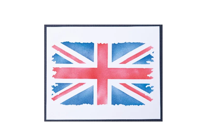 Layered Stencils 4PK - Union Jack by Sizzix