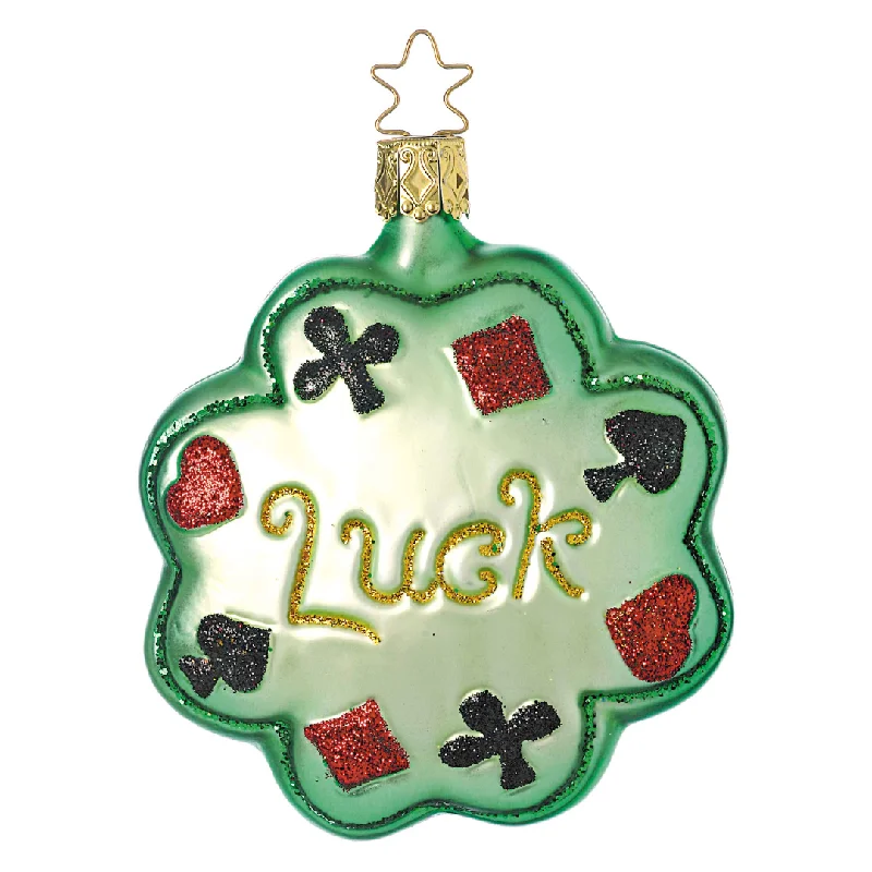 Lucky Clover Ornament by Inge Glas of Germany