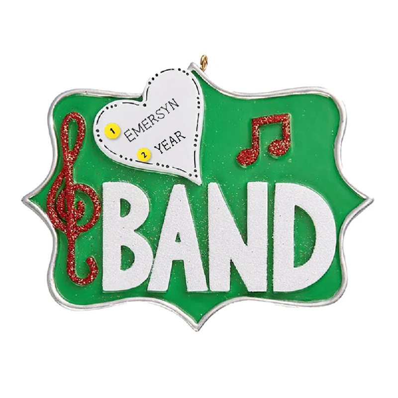 Personalized Band Ornament