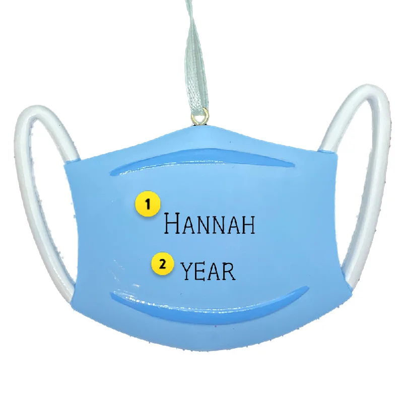 Personalized Surgical Mask Ornament